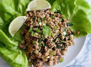 Spicy Thai Pork Lettuce Wraps