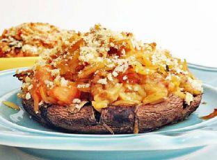 BRUSCHETTA STUFFED PORTOBELLOS