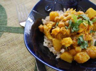 Channa-Chickpea, Potato & Cauliflower Curry