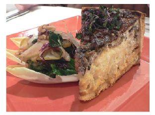 Mushroom & Gruyere Quiche