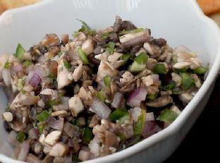 Mushroom, Jalapeño, and Cilantro Salsa