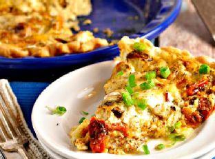 Roasted Tomato and Garlic Quiche