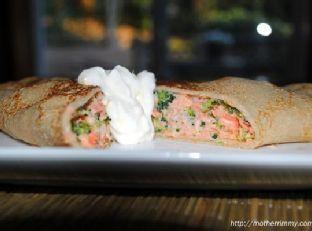 Salmon and Broccoli Crepes