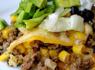 Tomato Free Mexican Lasagna